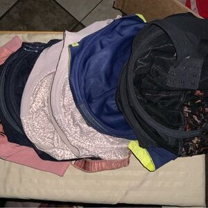 Elomi Mixed Color Bra Bundle - Navy, Black, Pink, Lavender, Neon Yellow Accents